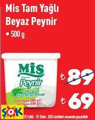 MİS TAM YAĞLI BEYAZ PEYNİR 500 G MİS TAM YAĞLI BEYAZ PEYNİR 500 G
